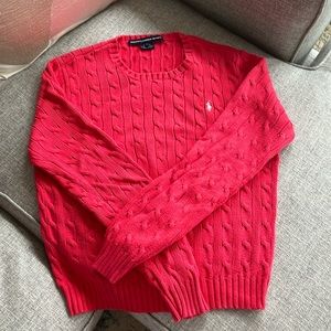 Ralph Lauren cotton cable sweater / Large